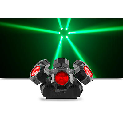 Chauvet Helicopter Q6 Multi Effect RGBW LED Beam, SMD Strobe and Laser with Rotating Base