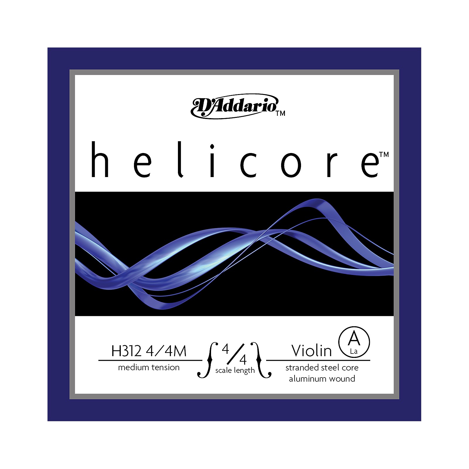 D'Addario Helicore 4/4 Size Violin Strings Musician's Friend
