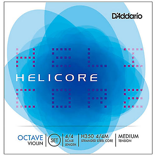 D'Addario Helicore Octave Violin Set - H350 4/4 Size, Medium