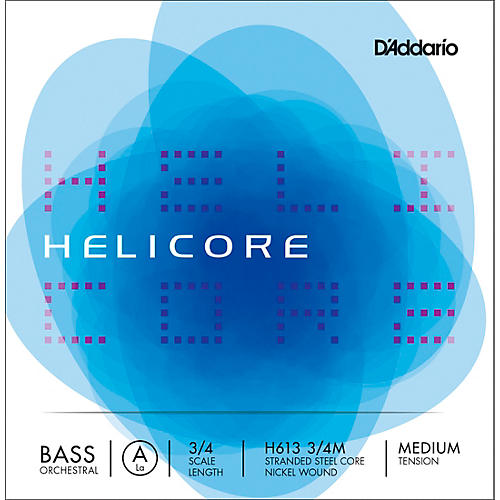 D'Addario Helicore Orchestral Series Double Bass A String 3/4 Size Medium