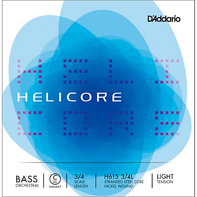 D'Addario Helicore Orchestral Series Double Bass C (Extended E String