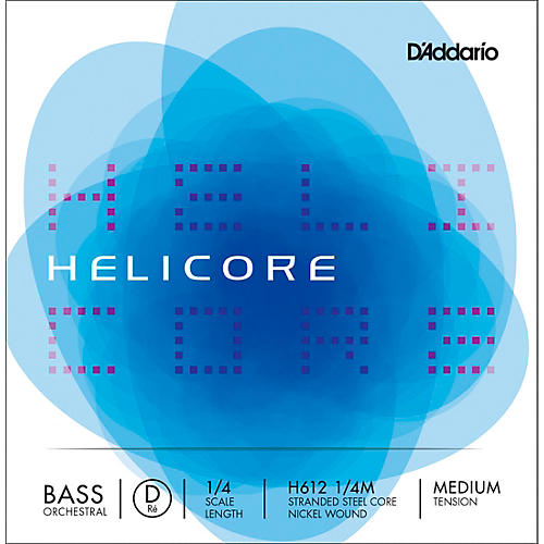 D'Addario Helicore Orchestral Series Double Bass D String 1/4 Size