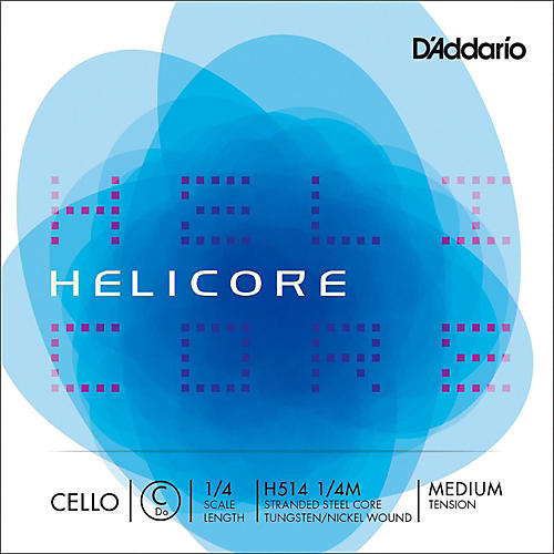 D'Addario Helicore Series Cello C String 1/4 Size
