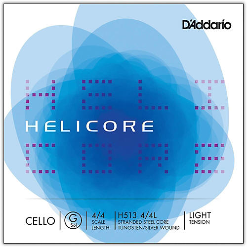 D'Addario Helicore Series Cello G String 4/4 Size Light