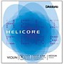 D'Addario Helicore Violin  Single A String 4/4 Size Medium Titanium