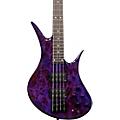 Legator Helio 4 string Bass Super Shred Series Electric Guitar Black BurlMagenta Burl