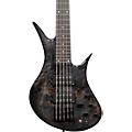 Legator Helio 5 String Bass Super Shred Series Electric Guitar Magenta BurlBlack Burl