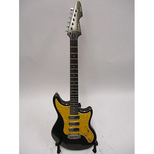 Schecter Guitar Research Hellcat 6 Solid Body Electric Guitar Black and Gold