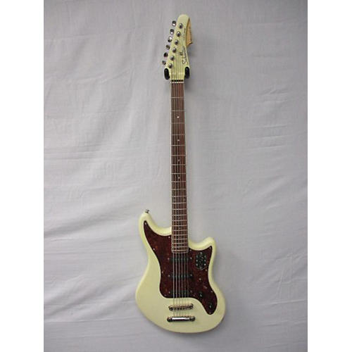 Schecter Guitar Research Hellcat VI Baritone Solid Body Electric Guitar Vintage White