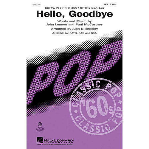 Hal Leonard Hello, Goodbye ShowTrax CD by The Beatles Arranged by Alan Billingsley