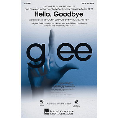 Hal Leonard Hello, Goodbye (featured in Glee) ShowTrax CD by Glee Cast Arranged by Adam Anders