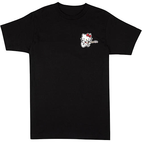 Fender Hello Kitty Graphic Tee Small Black