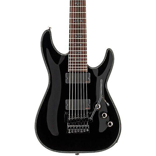 Schecter Guitar Research Hellraiser C-7 FR 7-String Electric Guitar Black