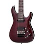 Schecter Guitar Research Hellraiser C-7 With Floyd Rose Sustaniac Electric Guitar Black Cherry