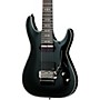 Schecter Guitar Research Hellraiser C-7 with Floyd Rose Sustaniac Electric Guitar Black