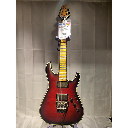 Schecter Guitar Research Hellraiser C1 Floyd Rose Extreme Solid Body Electric Guitar Crimson Burst