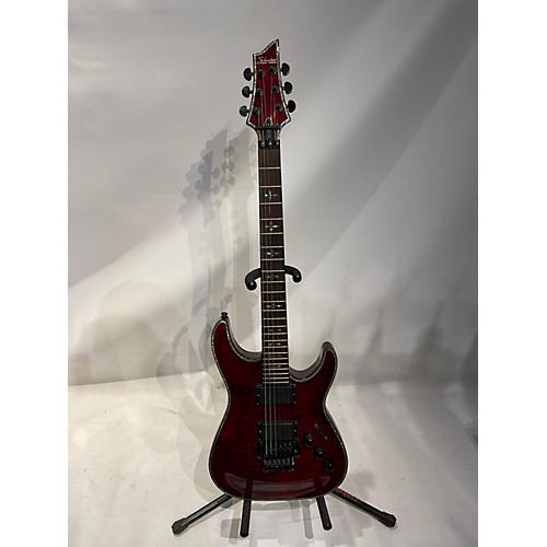 Schecter Guitar Research Hellraiser C1 Floyd Rose Solid Body Electric Guitar Red