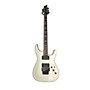 Used Schecter Guitar Research Hellraiser C1 Floyd Rose Solid Body Electric Guitar White