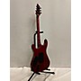 Used Schecter Guitar Research Hellraiser C1 Floyd Rose Solid Body Electric Guitar Black Cherry