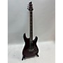 Used Schecter Guitar Research Hellraiser C1 Floyd Rose Sustaniac Solid Body Electric Guitar Black Cherry