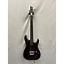 Used Schecter Guitar Research Hellraiser C1 Floyd Rose Sustaniac Solid Body Electric Guitar Chrome Red