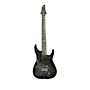 Used Schecter Guitar Research Hellraiser C1 Hybrid 7 Solid Body Electric Guitar Transparent Black Burst