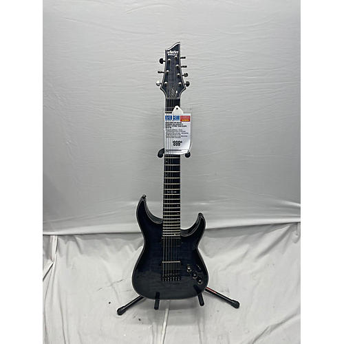 Schecter Guitar Research Hellraiser C1 Hybrid 7-string Solid Body Electric Guitar Trans Black