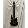 Used Schecter Guitar Research Hellraiser C7 Floyd Rose Solid Body Electric Guitar Black Cherry