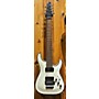 Used Schecter Guitar Research Hellraiser C7 Floyd Rose Solid Body Electric Guitar White