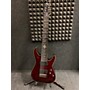 Used Schecter Guitar Research Hellraiser C8 8 STRING Solid Body Electric Guitar Candy Apple Red