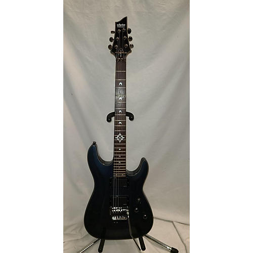 Schecter Guitar Research Hellraiser Deluxe Floyd Rose Solid Body Electric Guitar Midnight Sparkle