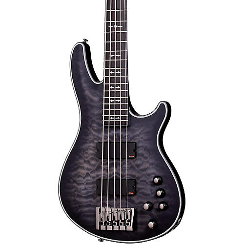 Schecter Guitar Research Hellraiser Extreme-5 Electric Bass Guitar Condition 2 - Blemished Satin See-Thru Black 197881199951