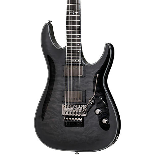 Schecter Guitar Research Hellraiser Hybrid C-1 Electric Guitar with Floyd Rose Condition 1 - Mint Transparent Black Burst