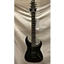 Used Schecter Guitar Research Hellraiser Hybrid C7 Solid Body Electric Guitar Trans Black