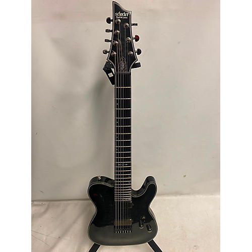 Schecter Guitar Research Hellraiser Hybrid PT-7 Solid Body Electric Guitar TRANSPARENT BLACK BURST