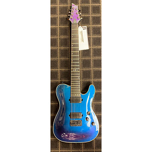 Schecter Guitar Research Hellraiser Hybrid PT 7 String Solid Body Electric Guitar Ultra Violet