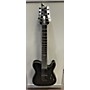 Used Schecter Guitar Research Hellraiser Hybrid Pt-7 Solid Body Electric Guitar Trans Black