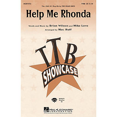 Hal Leonard Help Me Rhonda ShowTrax CD by The Beach Boys Arranged by Mac Huff