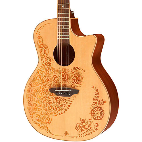 Henna Oasis Spruce Series II Acoustic-Electric Guitar