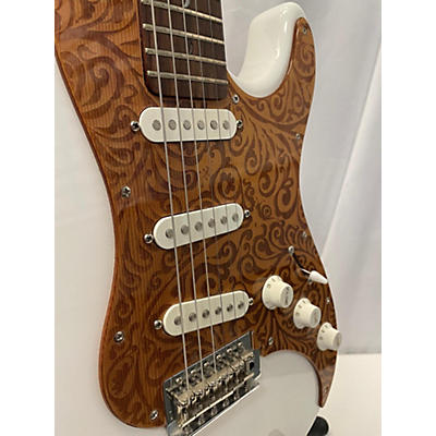 Luna Henna Paisley Solid Body Electric Guitar