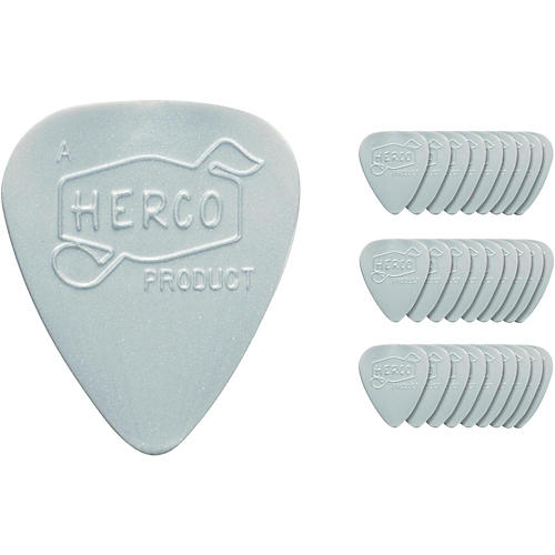 Herco Vintage 66' Heavy Picks Silver (36-Pack)