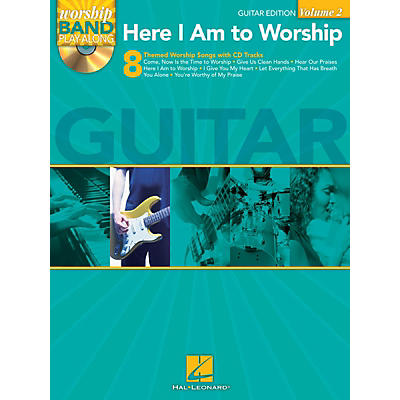 Hal Leonard Here I Am to Worship - Guitar Edition Worship Band Play-Along Series Softcover with CD