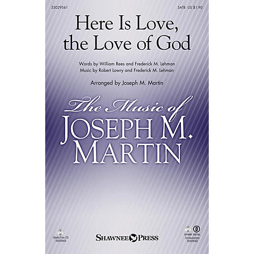 Shawnee Press Here Is Love, the Love of God Studiotrax CD Arranged by Joseph M. Martin