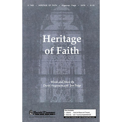Shawnee Press Heritage of Faith SATB composed by David Angerman