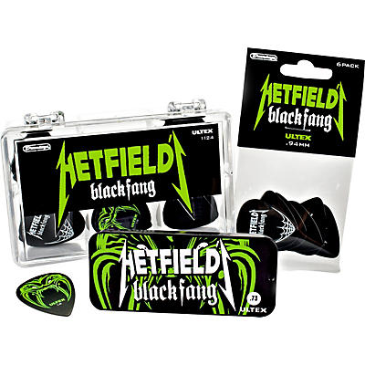 Dunlop Hetfield Black Fang Pick Tin - 6 Pack
