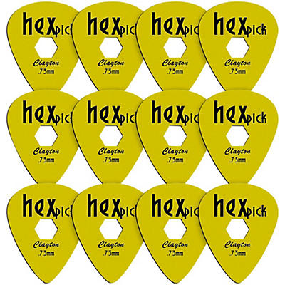 Clayton HexPick Guitar Picks - 12-Pack