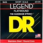 DR Strings Hi-BEAM FLATS Flatwound Stainless Steel Bass Strings Short Scale (45-105)