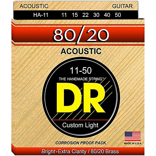 Hi-Beam 80/20 Medium Lite Acoustic Guitar Strings