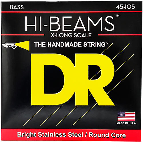 DR Strings Hi-Beam LMR-45 X-Long Scale Electric Bass Strings (45-105)