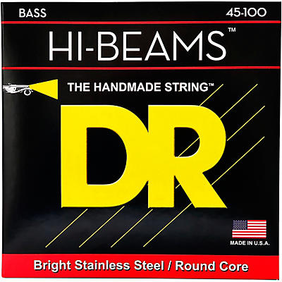 DR Strings Hi-Beams Medium-Lite 4-String Bass Strings